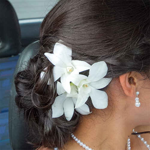 Wedding Hair Flowers Maui Blooms